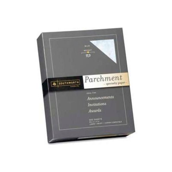 Southworth Company Southworth® Parchment Specialty Paper, 8-1/2" x 11", 24 lb, Blue, 500 Sheets/Pack 964C